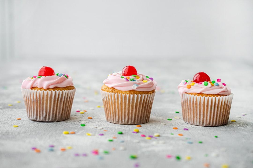 10-Minute Vanilla Cupcakes with Rainbow Sprinkles