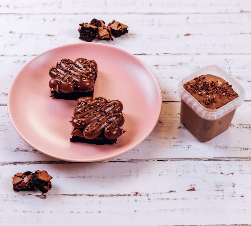 10-Min Salted Caramel Fudge Mousse
