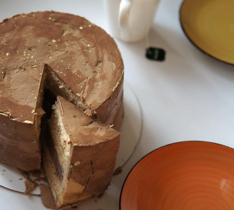 15-Min Chocolate Fudge Layer Cake