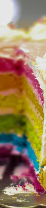 15-Min Rainbow Layer Cake (No Bake)
