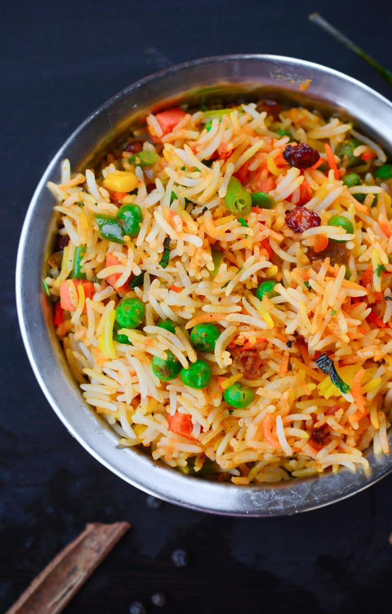 15-Min Vegetable Pulao with Basmati Rice