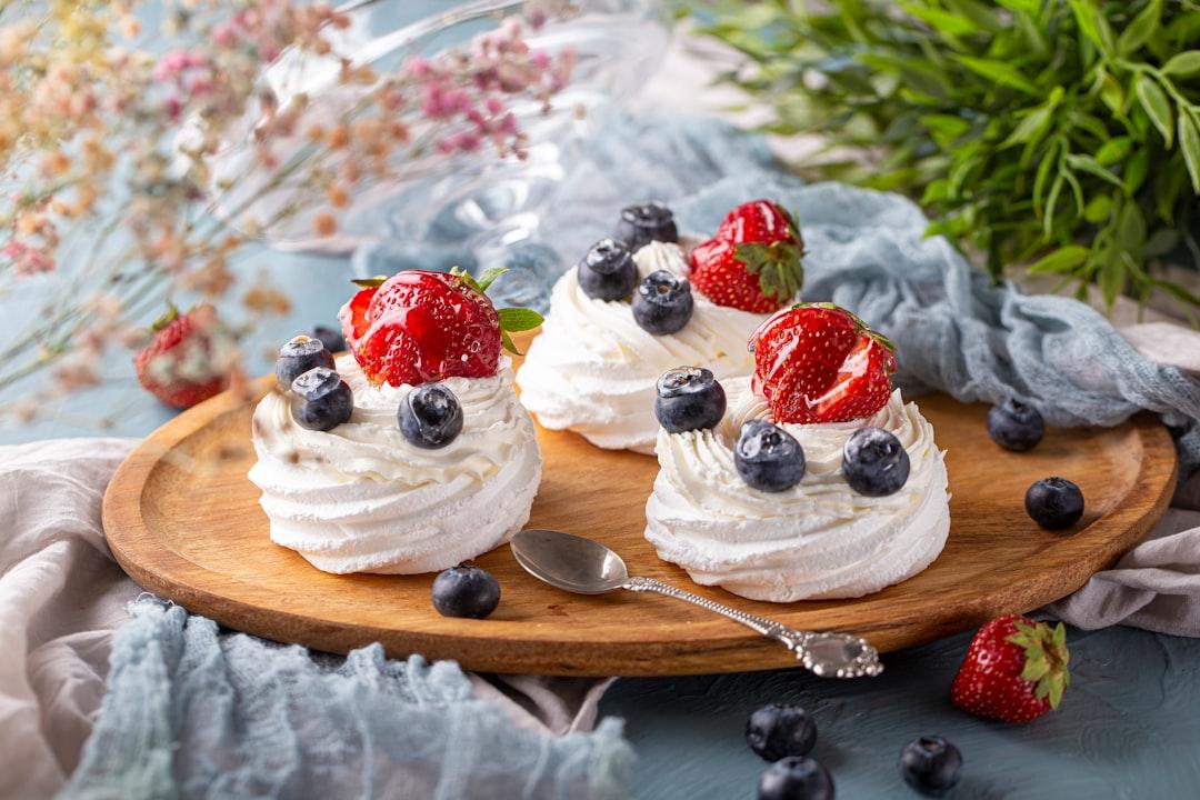 15-Minute Berry Pavlova Nests