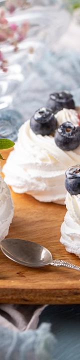 15-Minute Berry Pavlova Nests