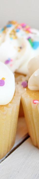 15-Minute Vanilla Cupcakes with Sprinkles