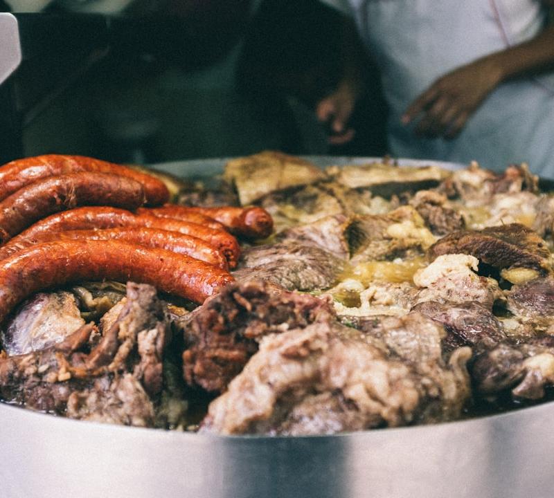 20-Min Bigos — Polish Sausage & Sauerkraut Stew