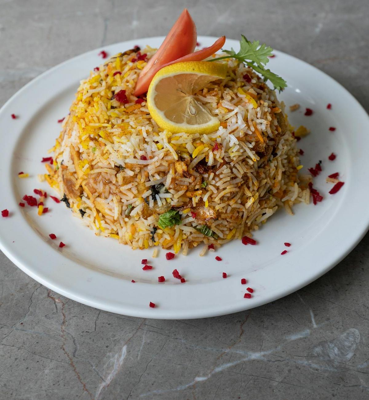 20-Min Biryani-Spiced Rice & Lamb
