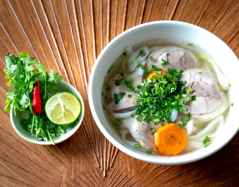20-Min Chicken Pho with Fresh Herbs