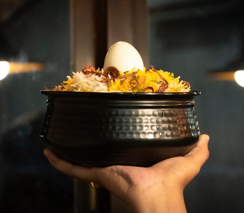 20-Min Egg Biryani
