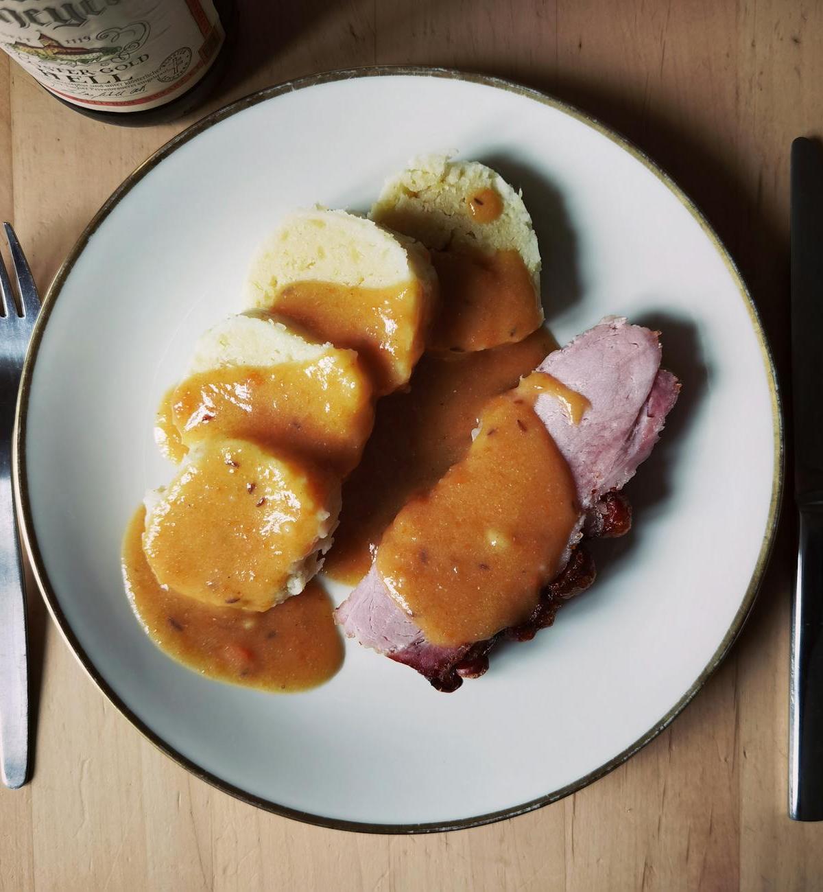 20-Min Sauerbraten Skillet