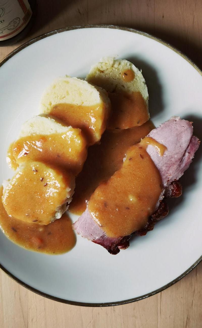 20-Min Sauerbraten Skillet