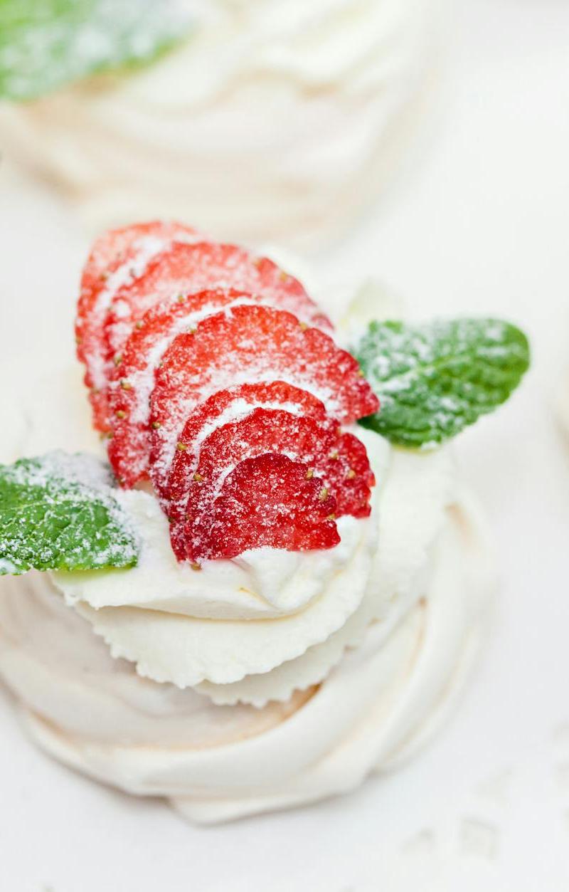 20-Minute Berry Pavlova Nests