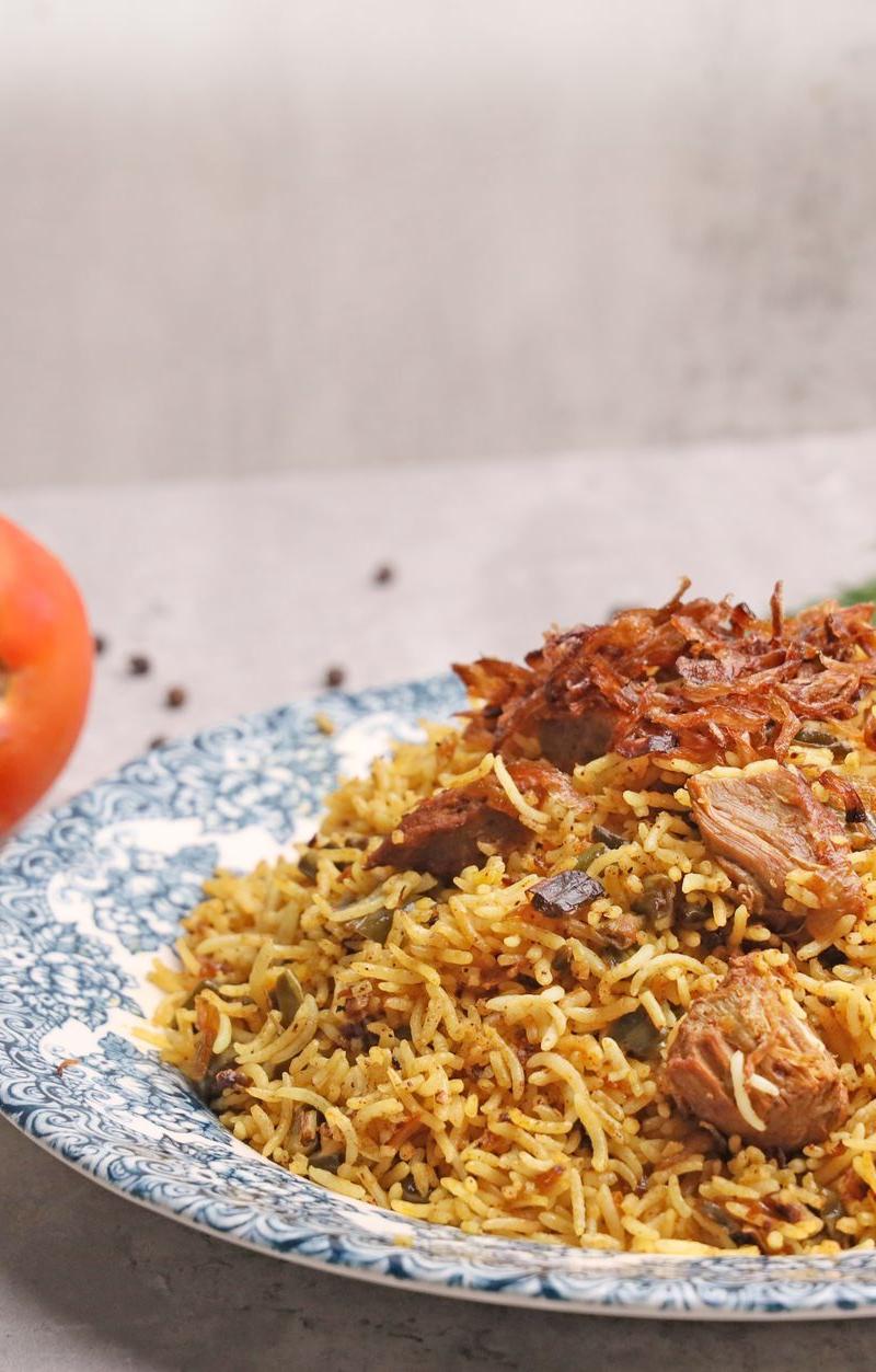 20-Min Biryani-Spiced Rice with Lamb