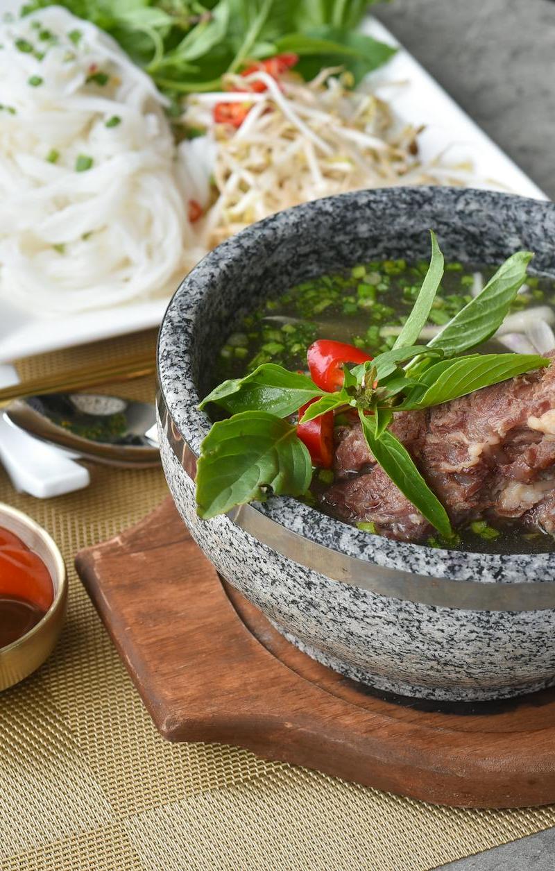 20-Min Pho Tai with Quick Beef Broth