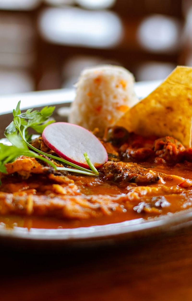 25-Minute Mole Chicken with Rice & Tortillas