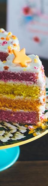 25-Minute Rainbow Layer Cake