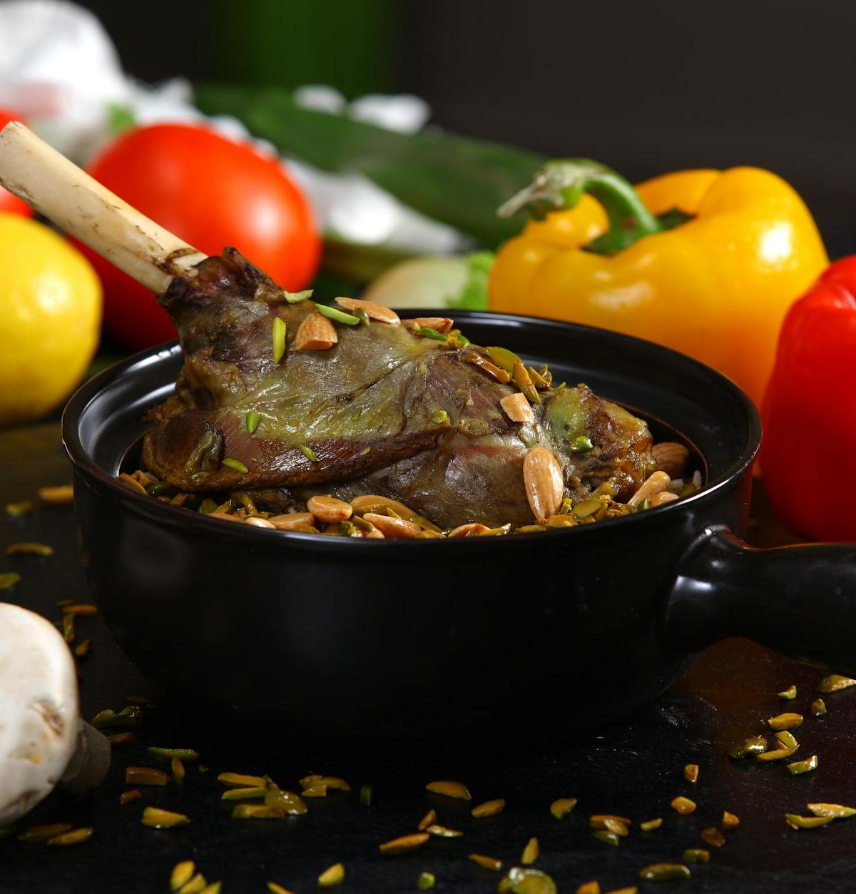 25-Min Lamb Tagine with Rice