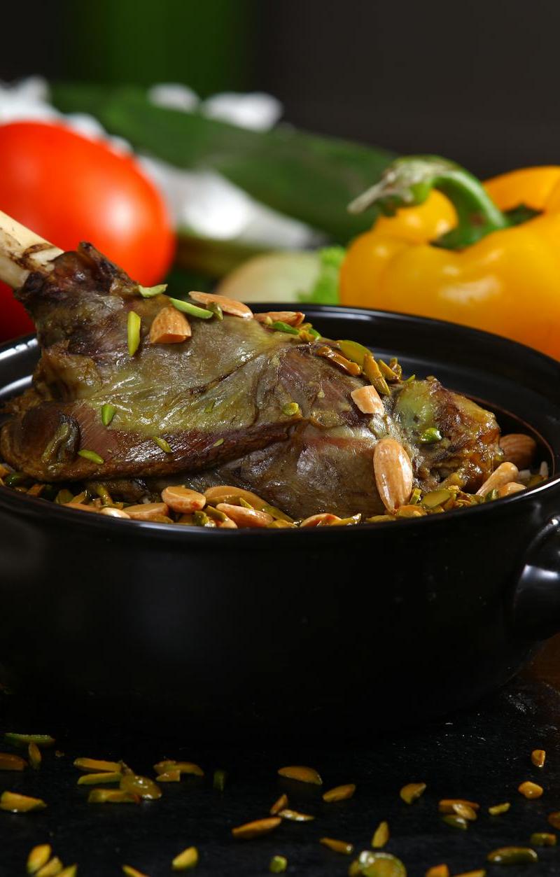 25-Min Lamb Tagine with Rice