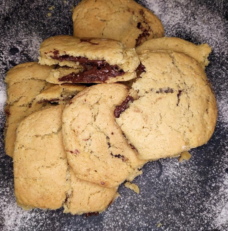 3-Ingredient Nutella Cookies