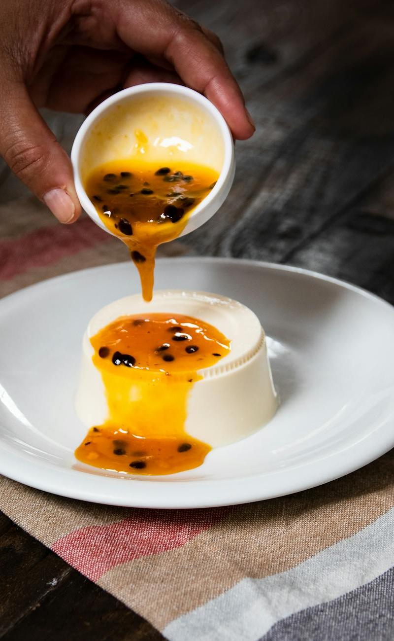 35-Minute Panna Cotta with Passion Fruit