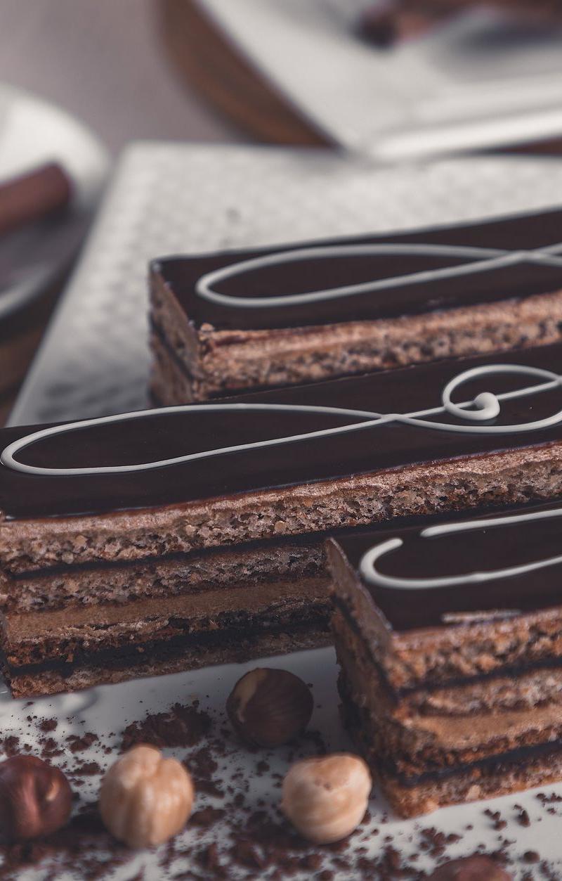 5-Layer Opera Cake (No-Bake)