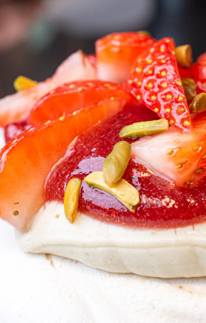 5-Min Berry Pavlova Nests