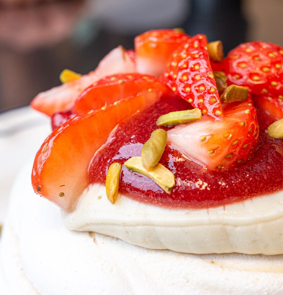 5-Min Berry Pavlova Nests