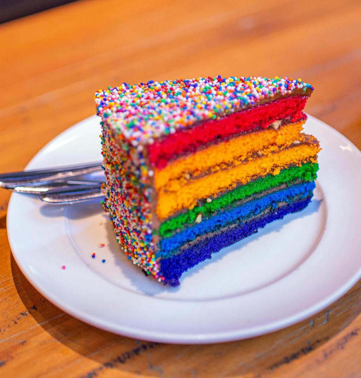 5-Min Rainbow Layer Cake