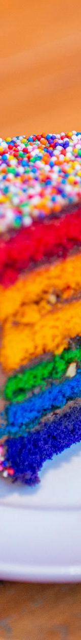 5-Min Rainbow Layer Cake