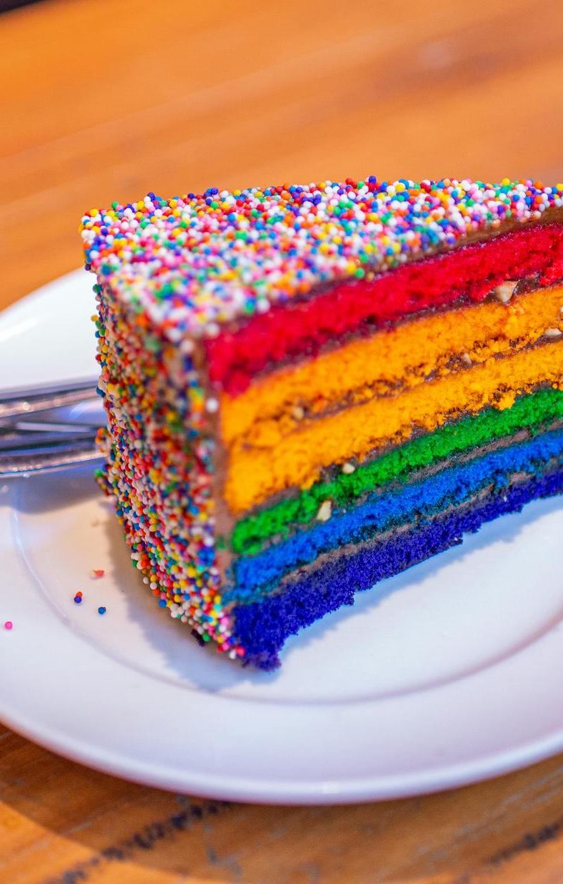 5-Min Rainbow Layer Cake
