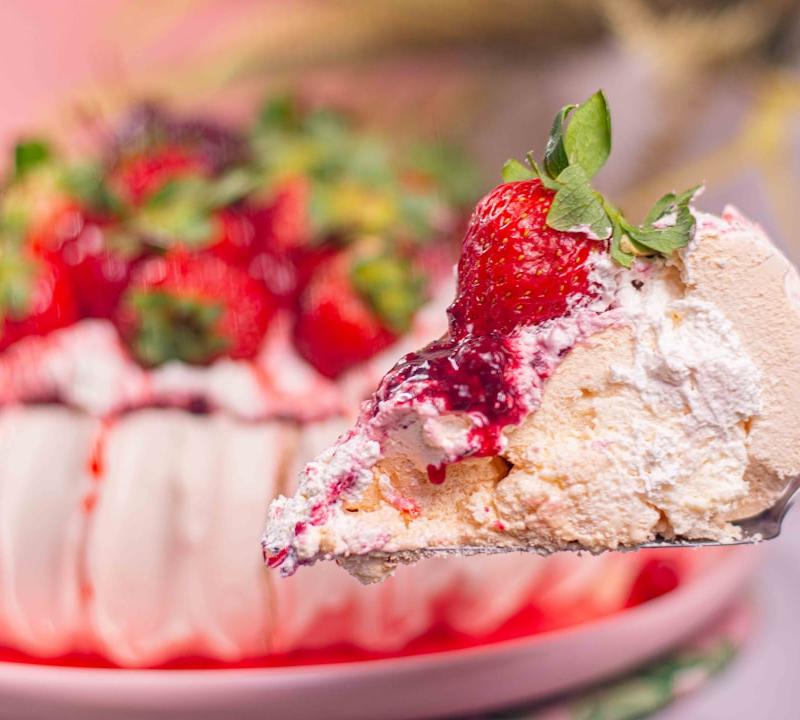 5-Minute Berry Pavlova Nests