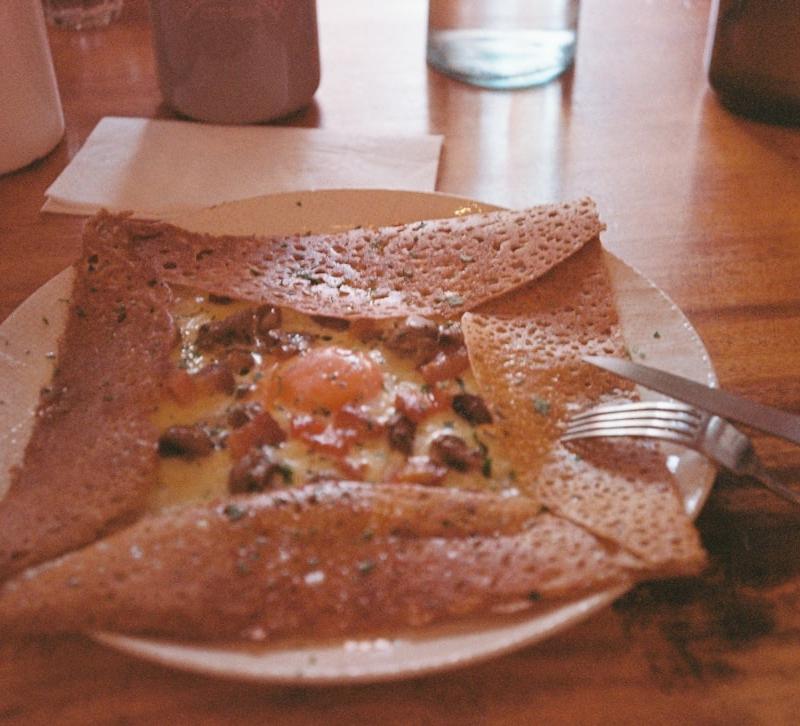 Crepes with Jam & Ricotta
