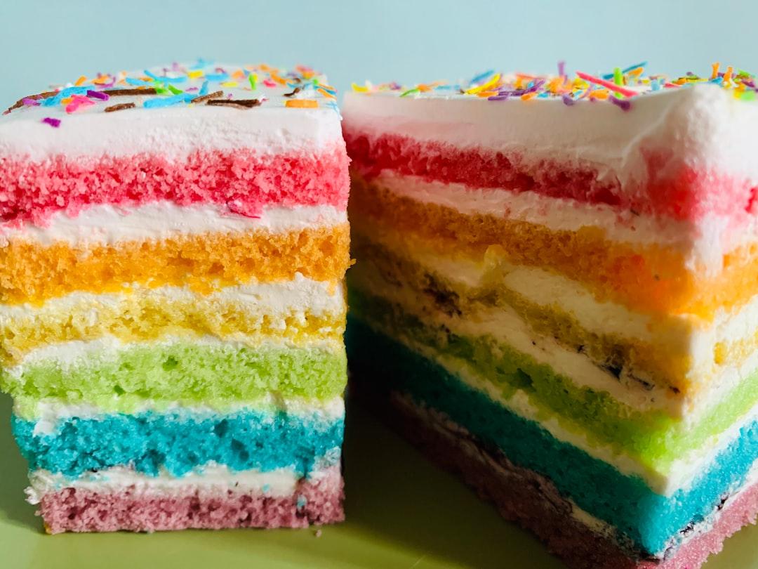 5-Minute Rainbow Cake Parfait