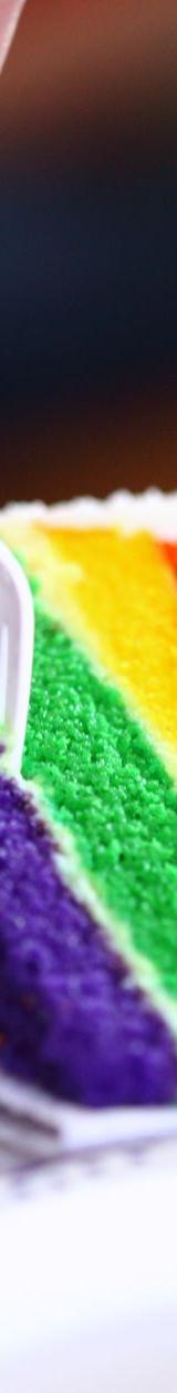 5-Minute Rainbow Layer Cake (No-Bake)