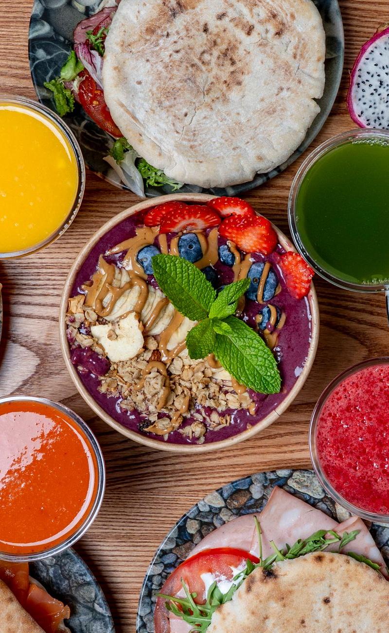 Acai Bowl with Fresh Fruit & Granola