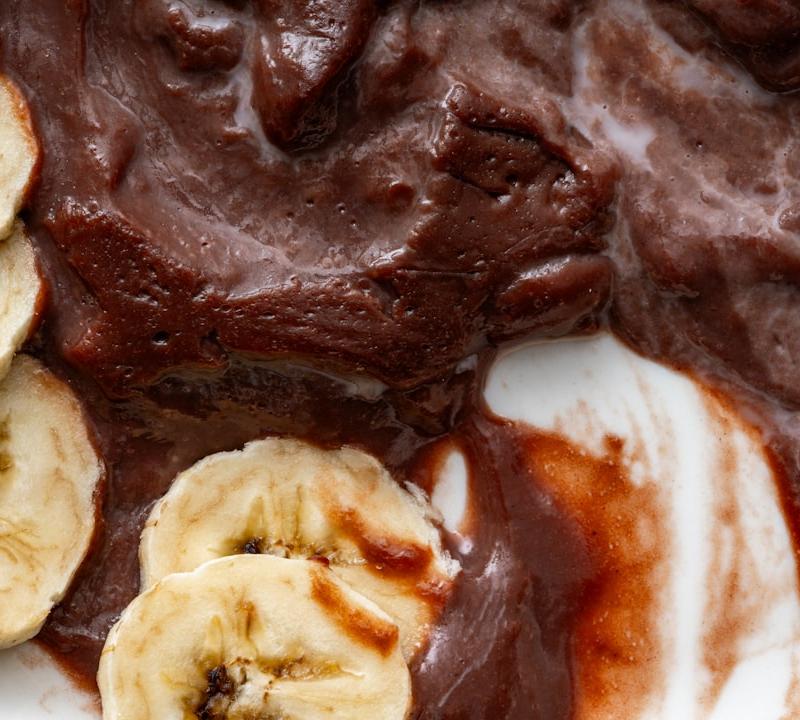 Acai Bowl with Sliced Banana