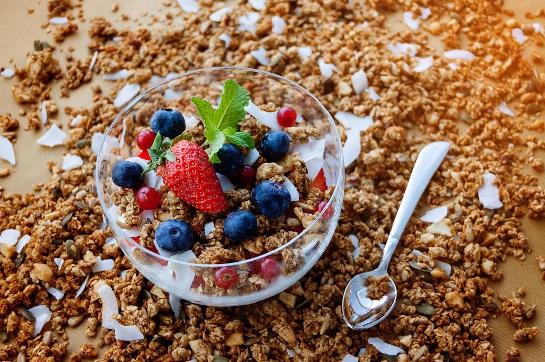 Acai Bowl with Granola and Berries
