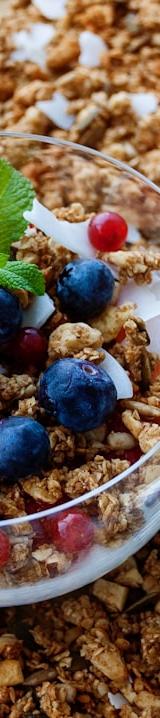 Acai Bowl with Granola and Berries