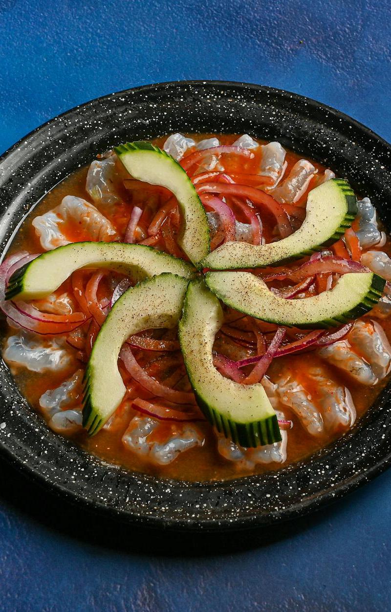 Aguachile de Camarón — Lime-Cured Shrimp