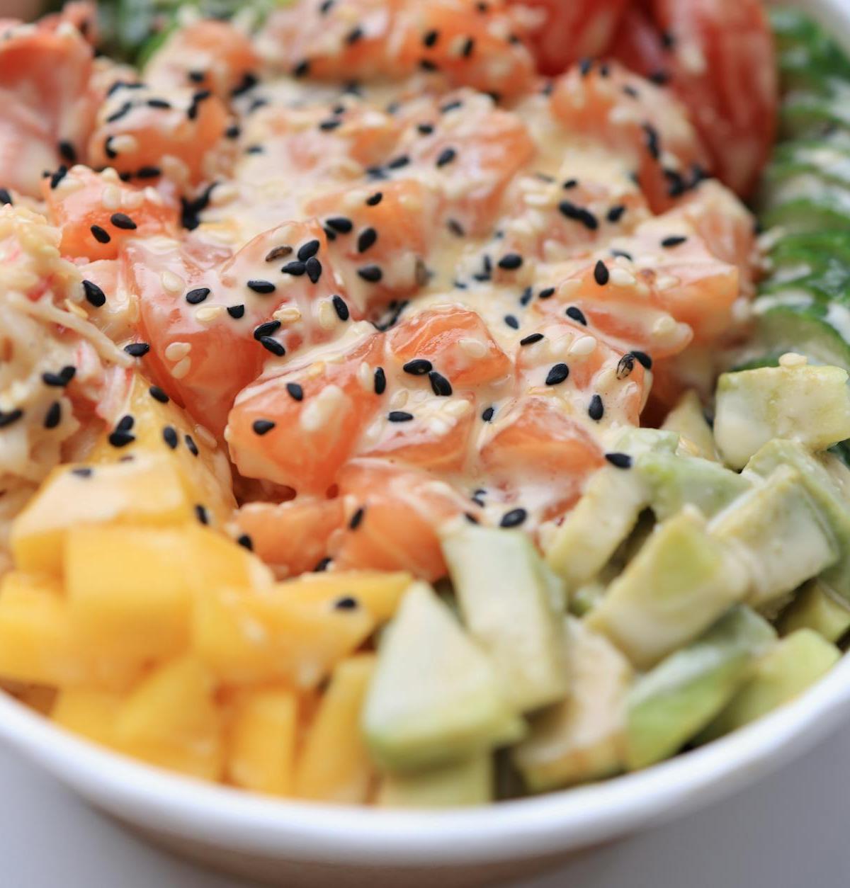 Ahi Poke Bowl with Sesame Rice