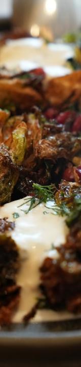 Air Fryer Brussels Sprouts with Crispy Garlic & Parmesan