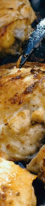 Air Fryer Chicken Thighs with Garlic & Herbs