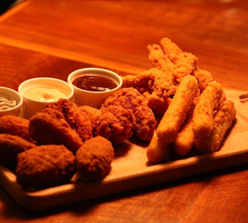 Air Fryer Mozzarella Sticks & Chicken Nuggets