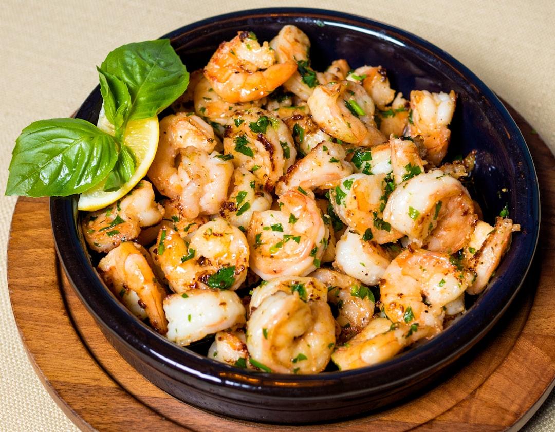 Air Fryer Shrimp with Garlic & Lemon