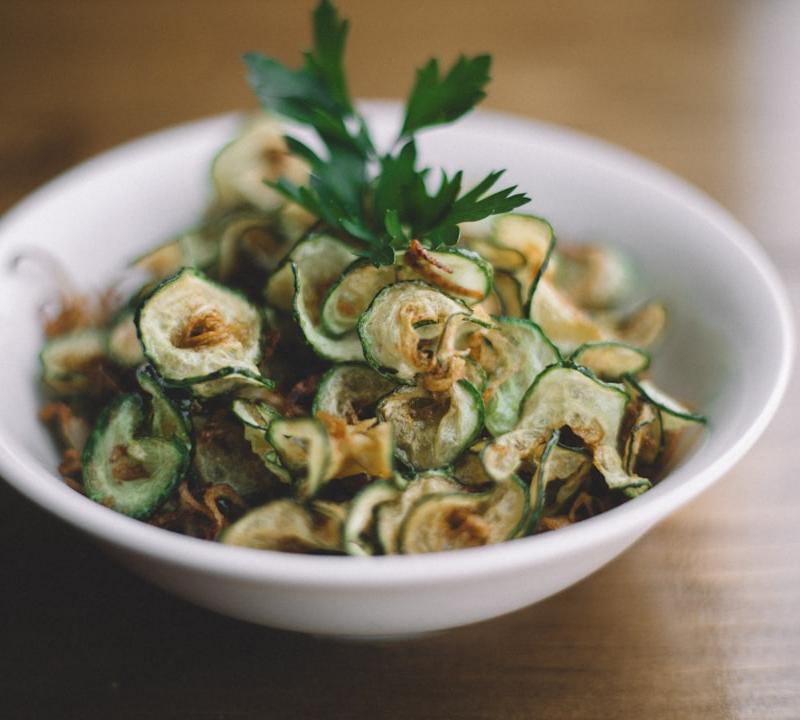 Air Fryer Zucchini Chips