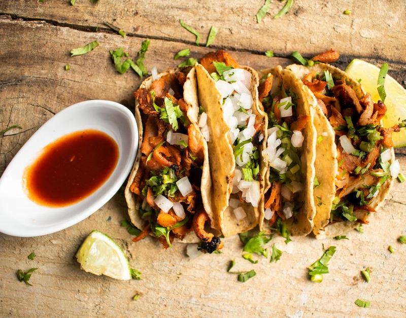 10-Min Al Pastor Tacos with Crispy Pork