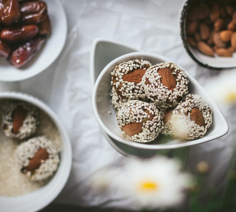 Almond Butter Date Bites