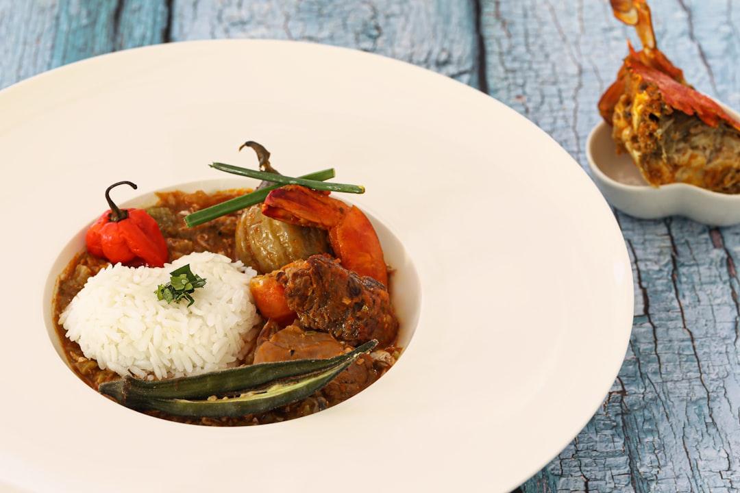 Appam with Chicken & Vegetable Stew