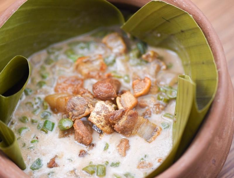Appam with Coconut Milk Curry
