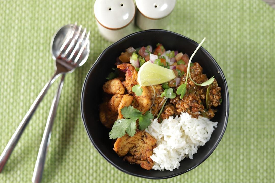 Appam with Spiced Chicken & Vegetable Stew