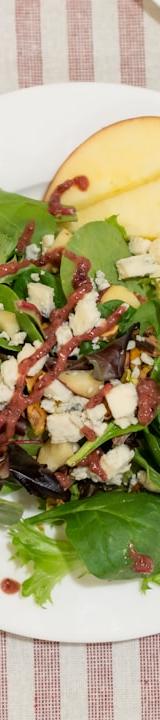 Apple Walnut Spinach Salad